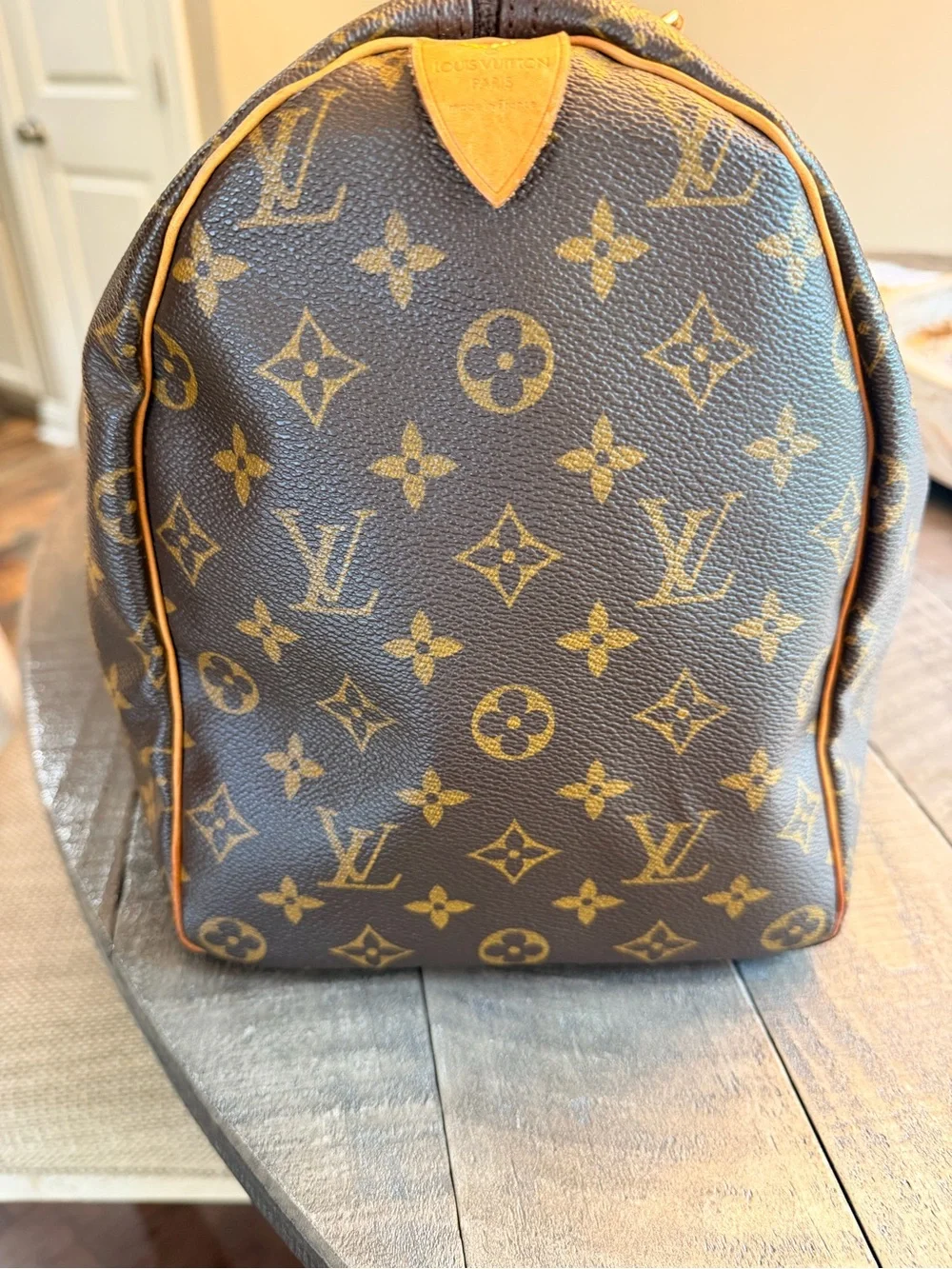 Louis Vuitton Monogram Canvas Speedy 40 Top-Handle Bag in Brown - Picture 5 of 8